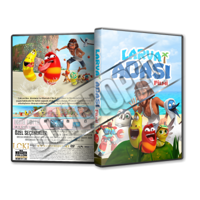 Larva Adası Filmi - 2020 Türkçe Dvd Cover Tasarımı
